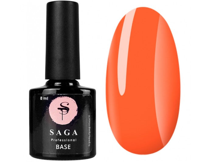 Неоновая база Saga Tropical Cover Base №4, 8 мл (оранжевый)