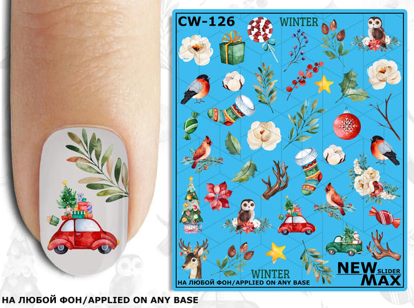 Newmaxpro Slider design for Manicure CW-126