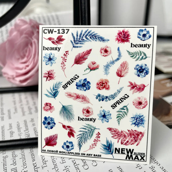 Newmaxpro Slider design for Manicure CW-137
